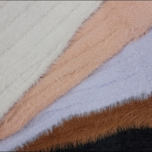 🆕️ Hazelnut Fuzzy Sweater Skirt - Picture 3 of 5